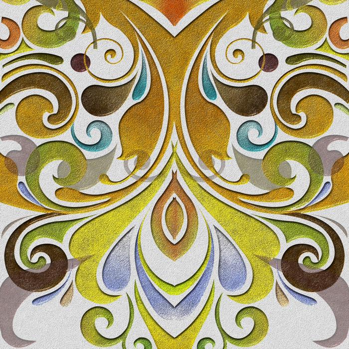 tile baroque background shapes