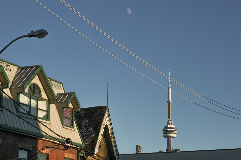 City Sky Moon