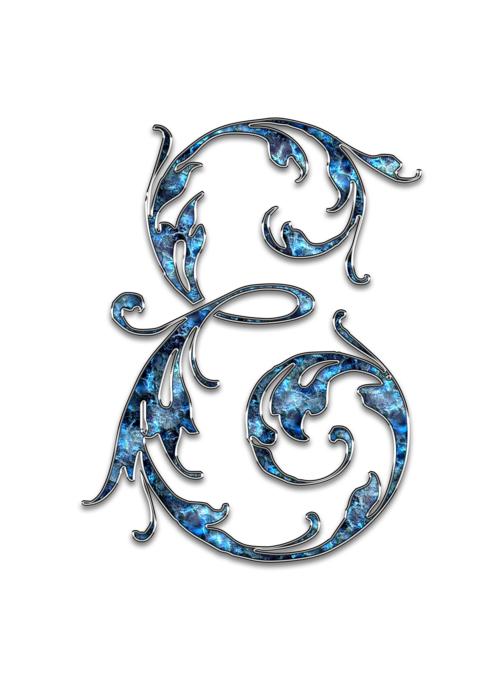 a beautiful swirling numeral with flowers.