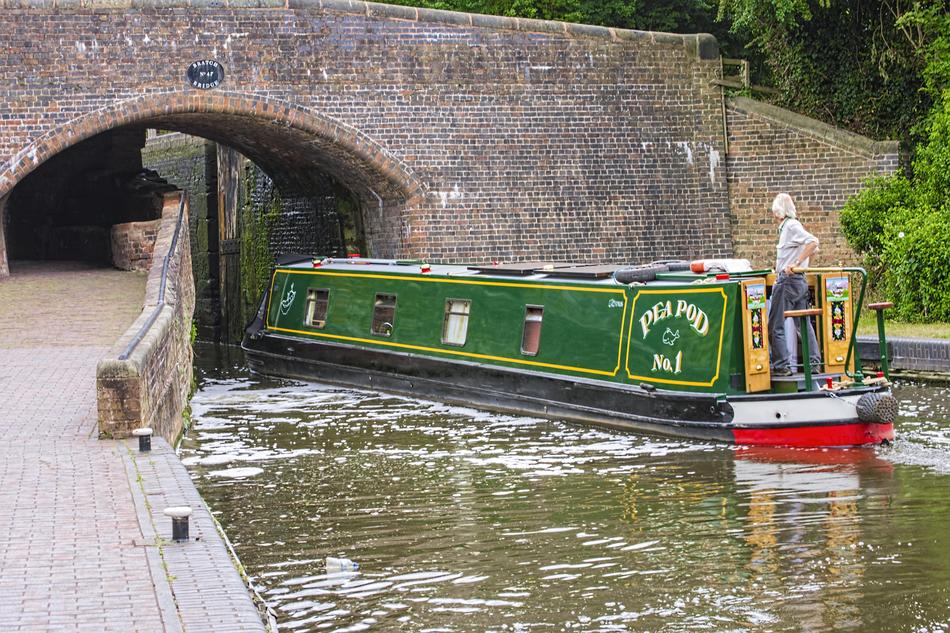 Canal Barge Bridge