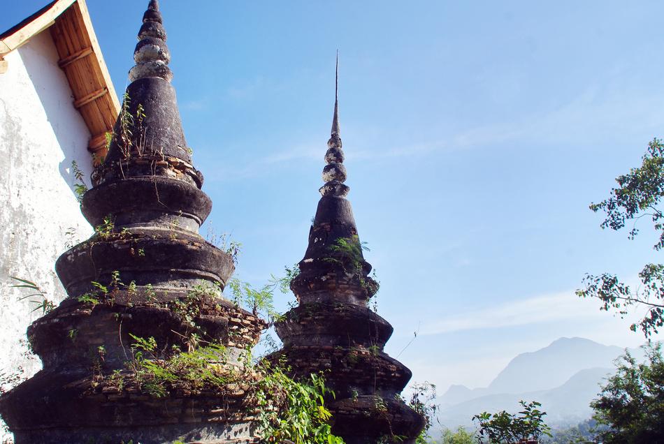 Laos Luang Prabang Temple Old