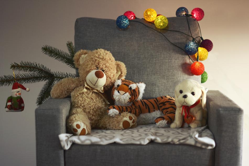 Toys Bean Bag on Armchair Holidays