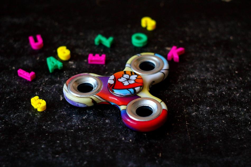toy Spinner and Letters