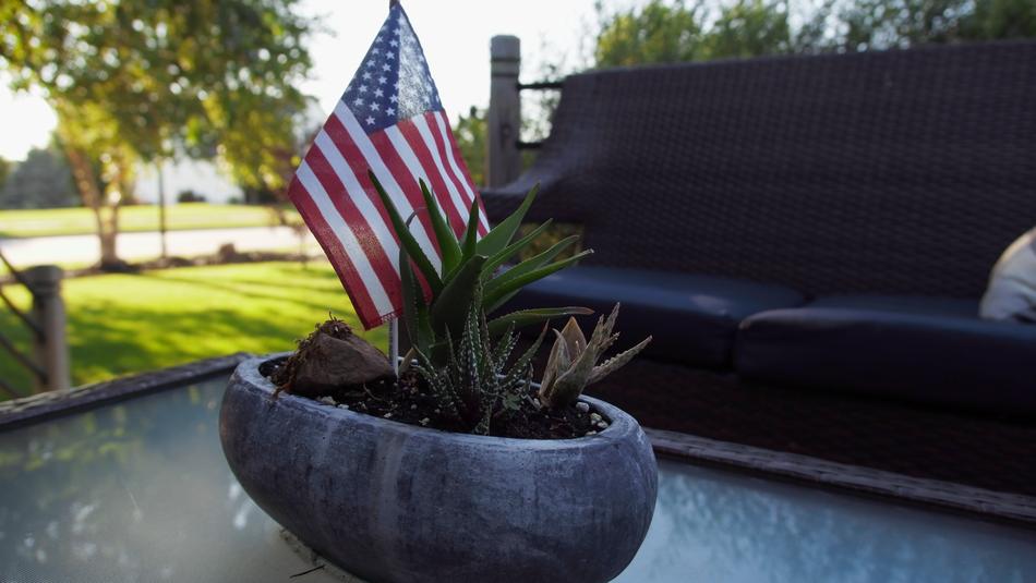Fourth Of July flag symbol
