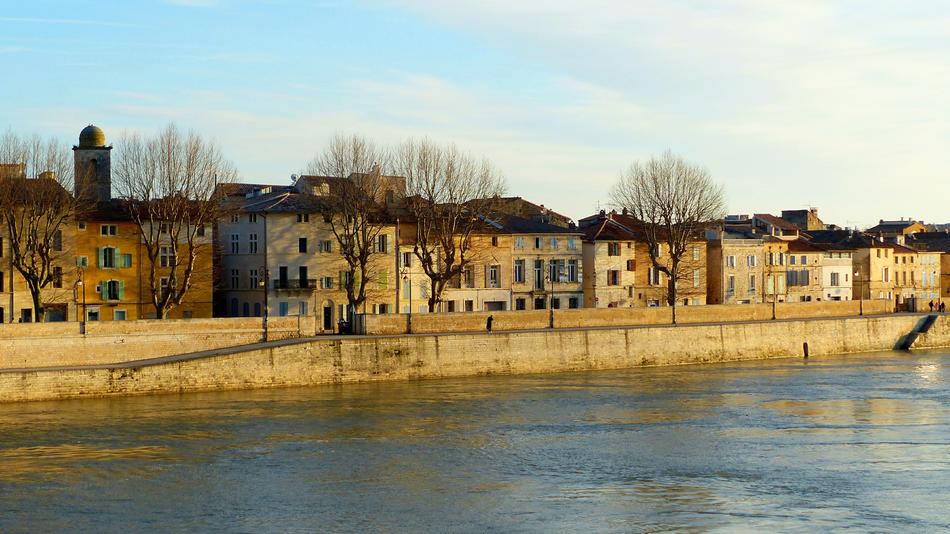 landscape of Wharf Arles River