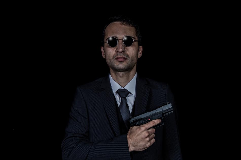 portrait of Killer Pistol Human