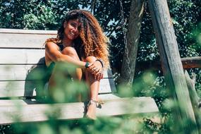 Girl Curly Hair red