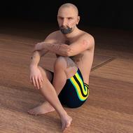 photo of a man with a bald head