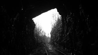 cave out in the woods