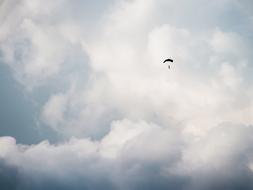 Clouds Sky Aerial parachute