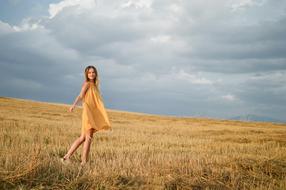 girl Mountain Highland