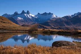 Mountain Highland and lake