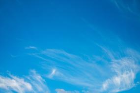 colorful sky with white clouds