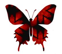 vlinder insect vorm