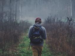 Guy in forest