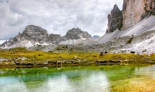 Paternkofel Dolomites Mountains
