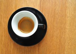 sweet espresso on the table