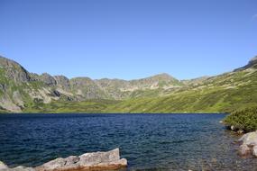 Mountains Lake The Beauty Of