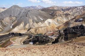 Iceland Landmannalaugar Mountain