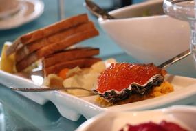 red salted caviar