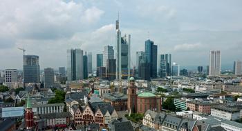 Skyline Frankfurt Ffm Historic