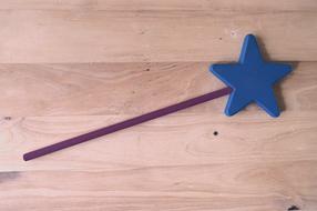 Magic Wand Wood Background