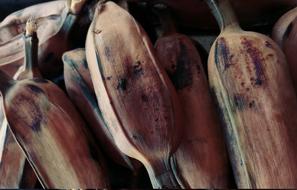 Dried ripe bananas
