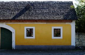 yellow House Architecture wall