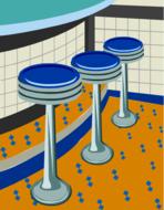 retro bar interior