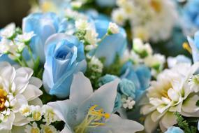 a beautiful bouquet of flowers for the wedding