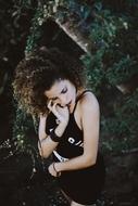 curlyhair Girl Model
