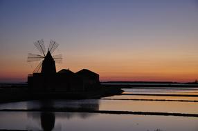 Sunset Marsala Salina