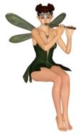 fairy flute green