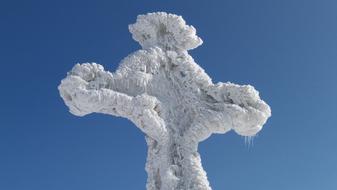 Nature Snow Sky cross