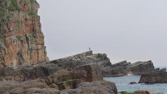 Taiwan Rocky Shore Landscape
