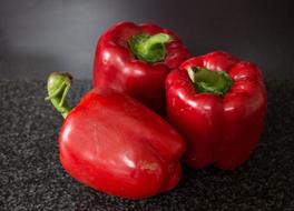 Three delicious peppers