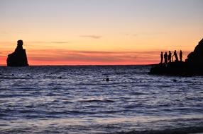 Ibiza Beach Sunset
