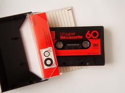 cassette in case