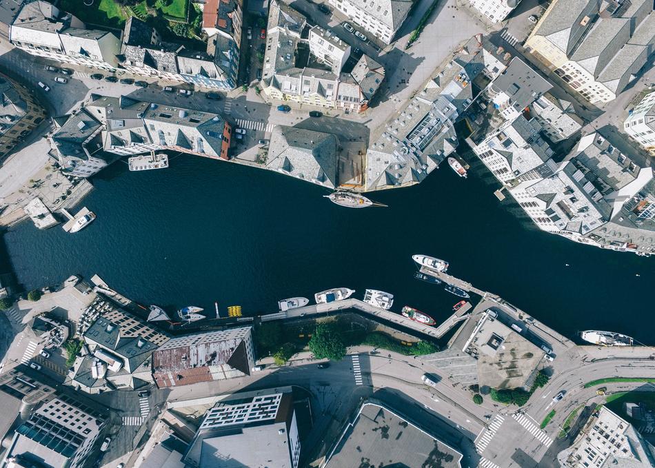 Top View Aerial Boat