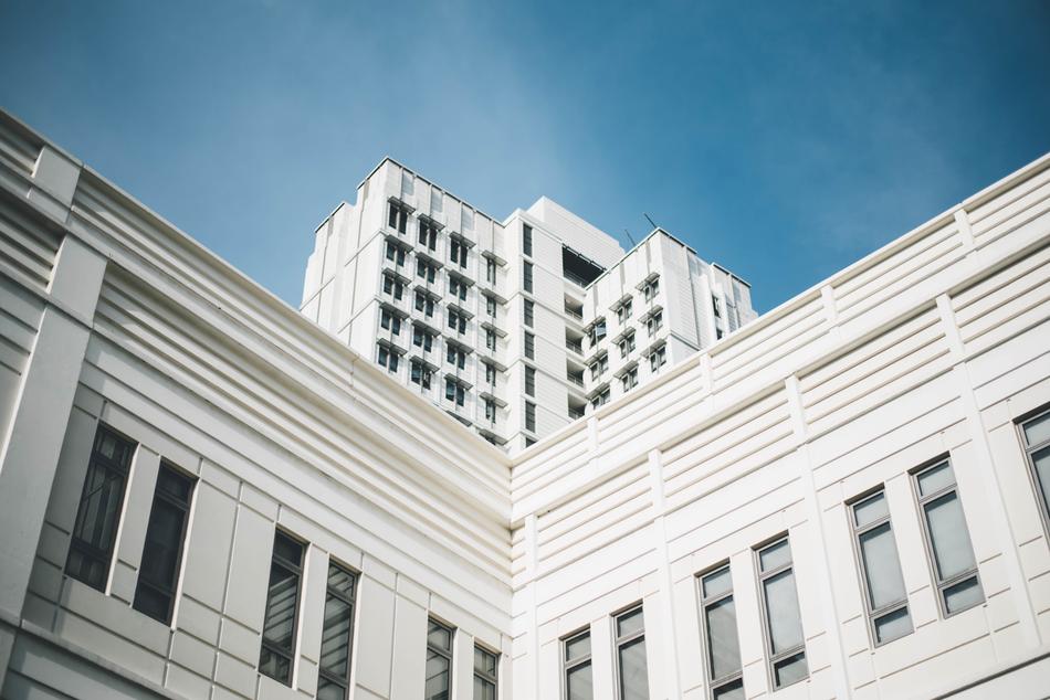 White Architecture corner