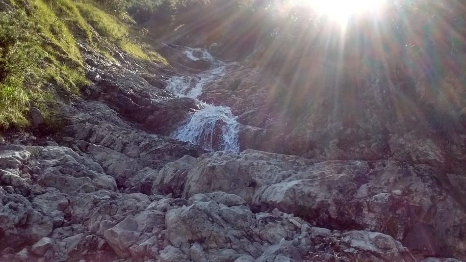 Waterfall Mountains in Austria