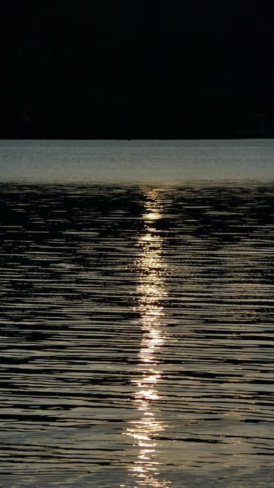Sunbeam Mirroring on Water