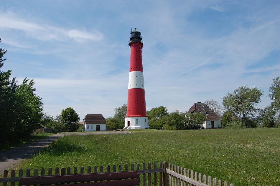 Lighthouse Grass Sky