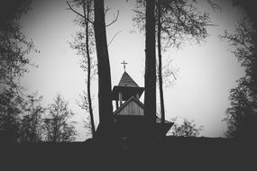 Chapel Architecture on hill