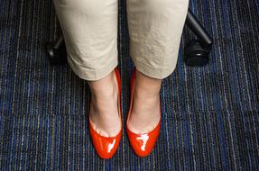 Red Shoes for Work
