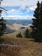 field passage landscape view