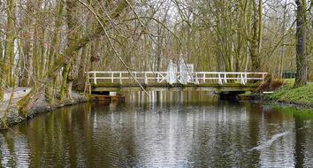 Wooden Bridge Moat Nature Park