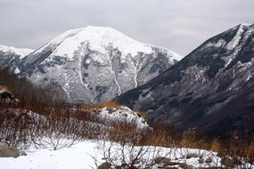 The First Snow Mountains Stones