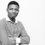 Cool Young boy black and white