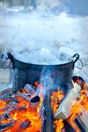 smoke from the pot